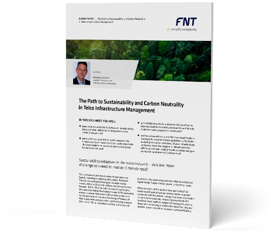 Expert Paper: The Path to Sustainability and Carbon Neutrality in Telco Infrastructure Management
