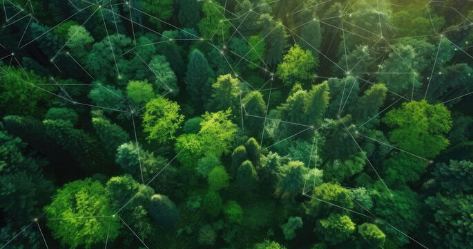 Sustainability – View of a forest