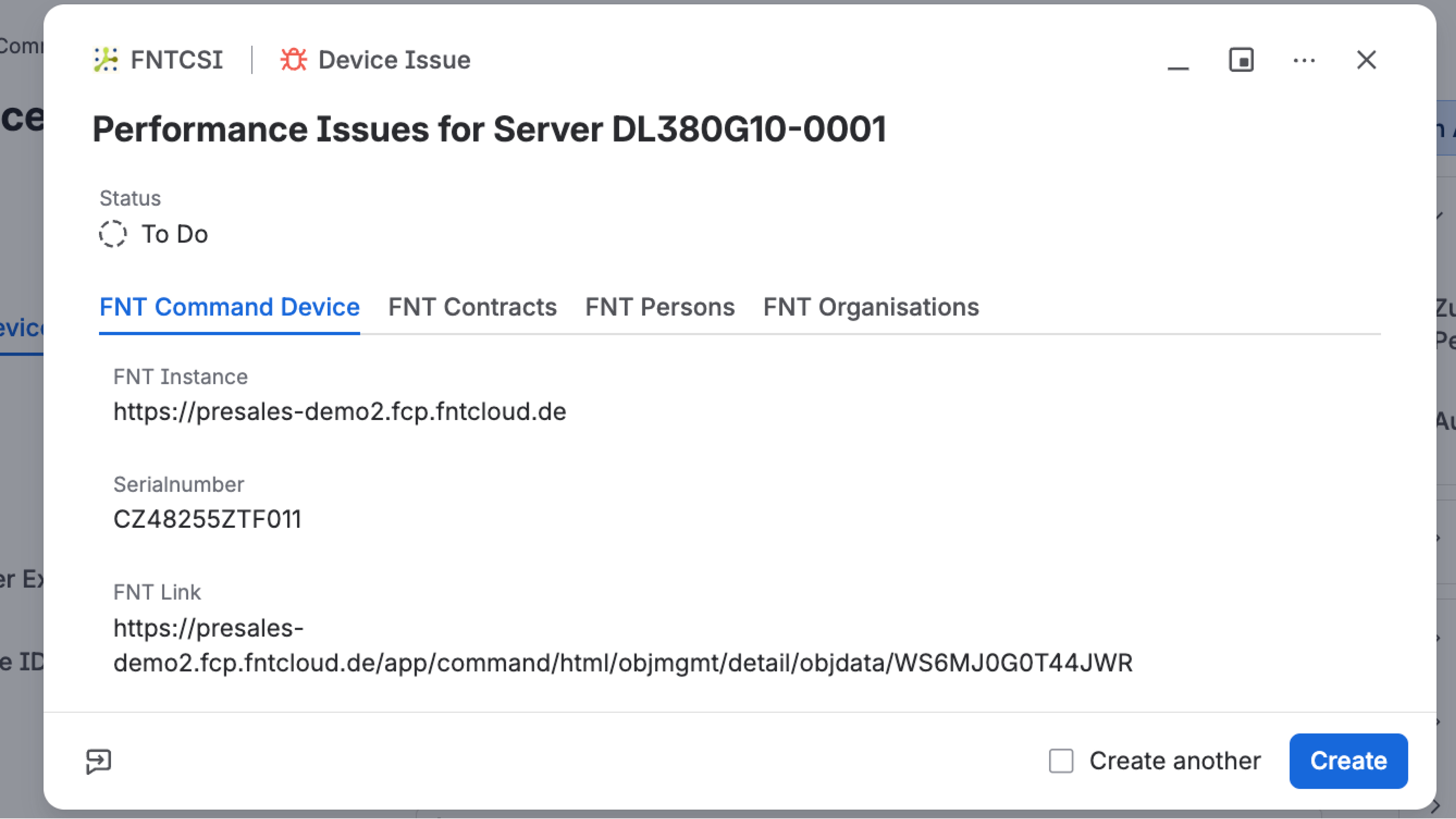 Incident Ticket Creation in Jira