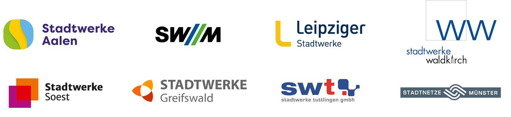 Logos Kunden Stadtwerke