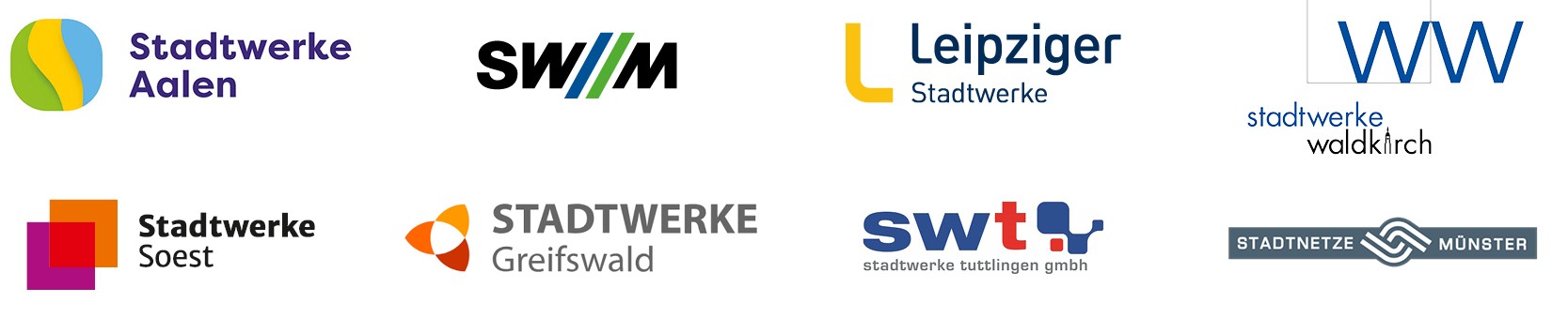 Logos Kunden Stadtwerke