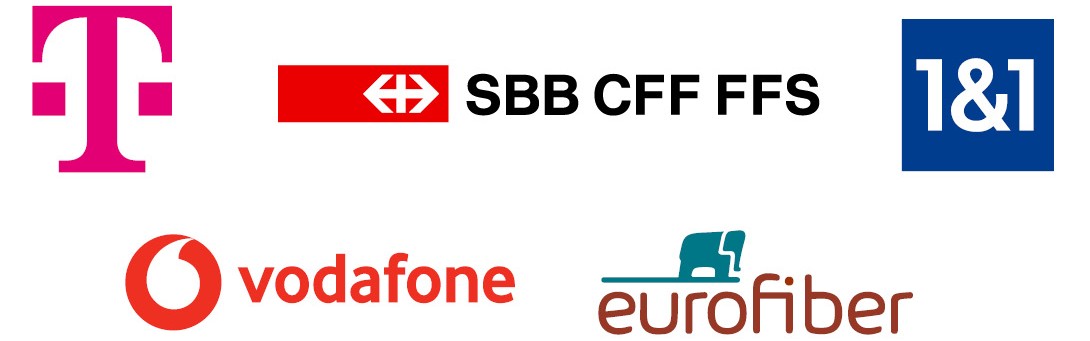 Logos from Telco Customers from FNT