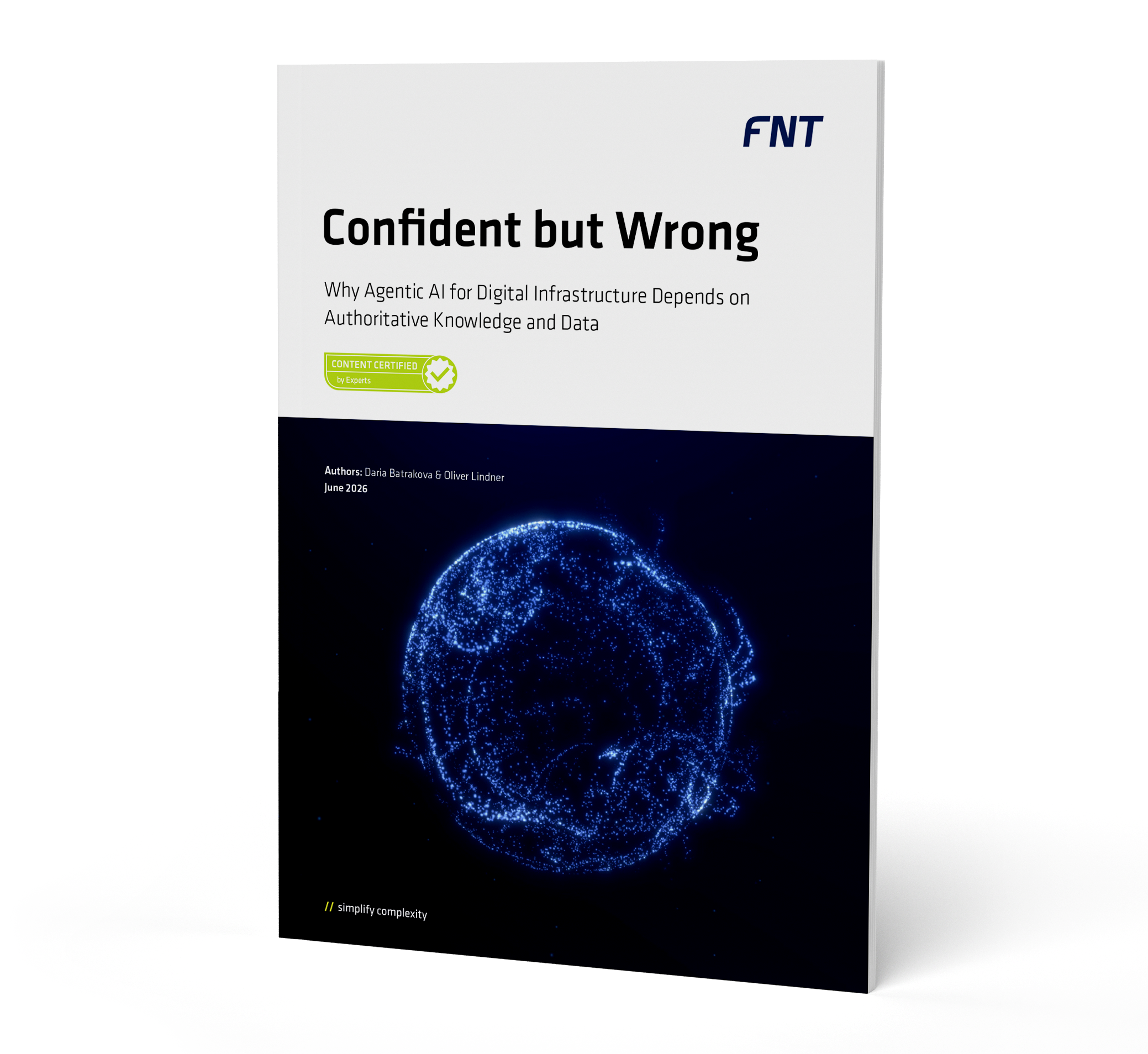 Whitepaper mockup "Confident but wrong"